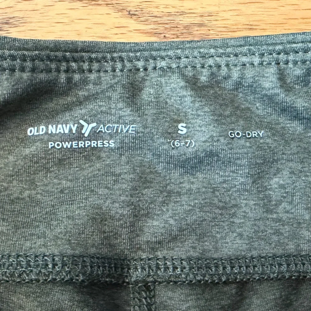 Old Navy Army Green Youth Girls Leggings (Size 6-7 / Small)